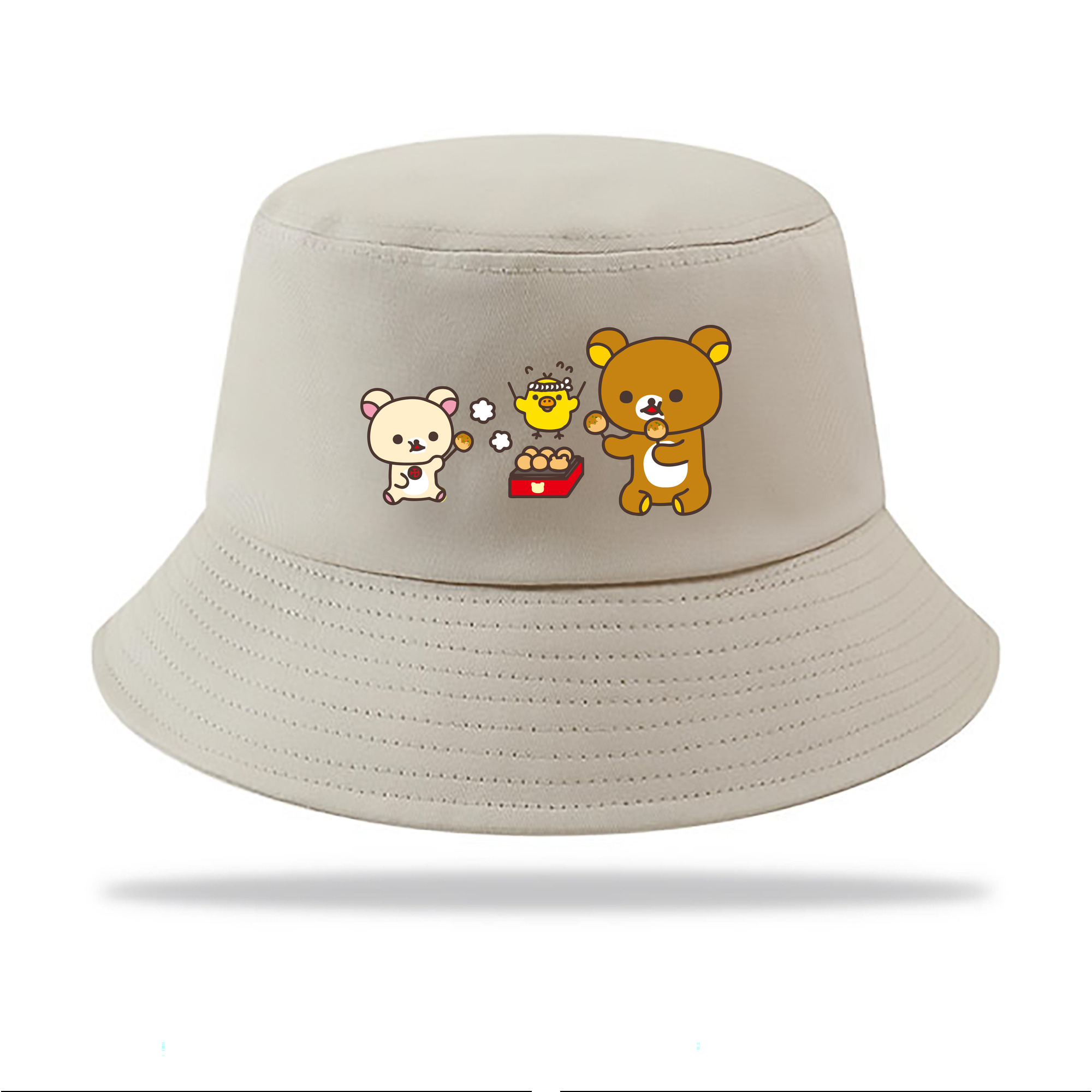 （画像用） リラックマ リラックマ キイロイトリ Rilakkuma Korilakkuma Kiiroitori アウトドア日除けバケットハット